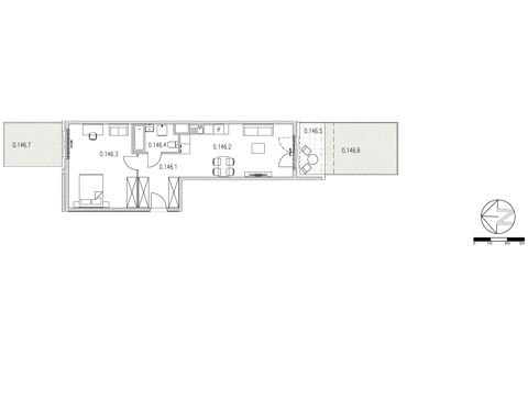 Plan 2 pok. 52m²