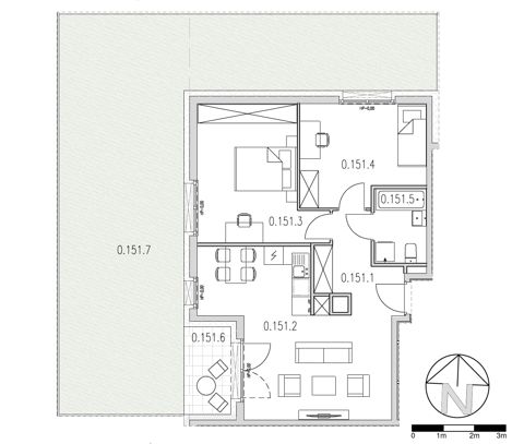 Plan 3 pok. 62m²