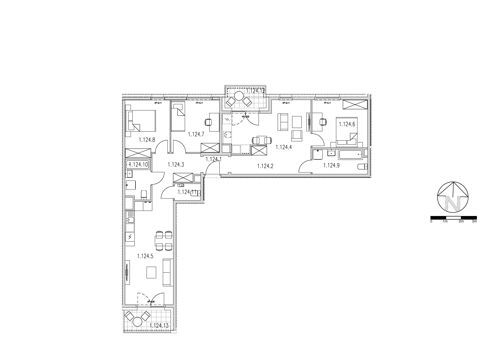 Plan 5 pok. 99m²
