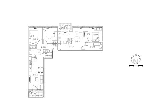 Plan 5 pok. 99m²
