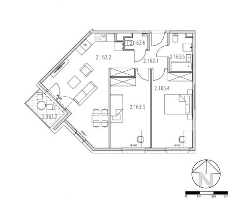 Plan 3 pok. 69m²