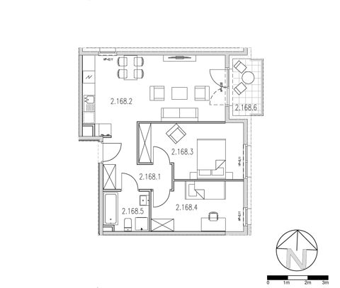 Plan 3 pok. 59m²
