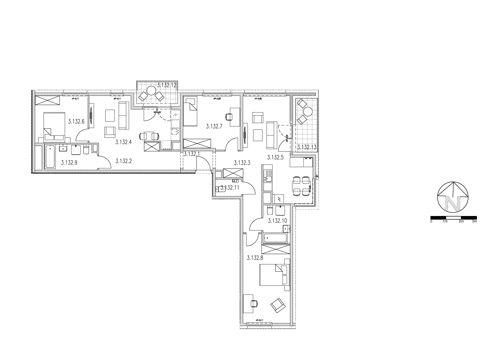Plan 5 pok. 110m²