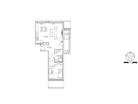 Plan 2 pok. 52m²