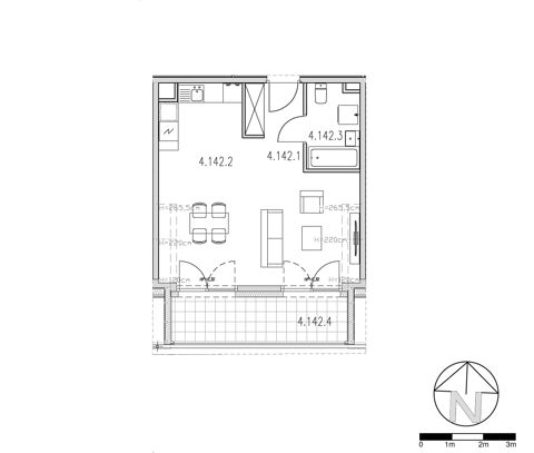 Plan 2 pok. 38m²