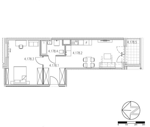 Plan 2 pok. 50m²
