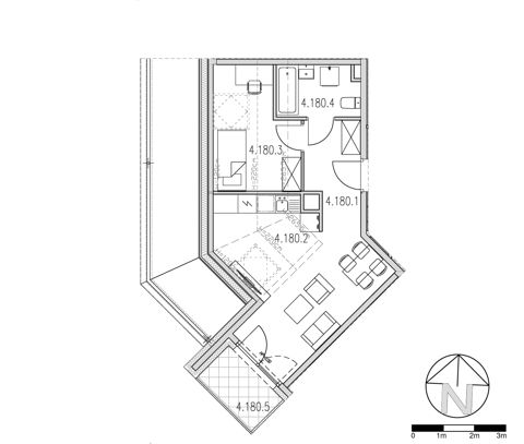 Plan 2 pok. 33m²