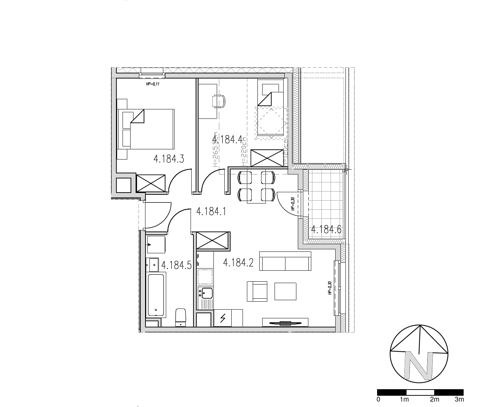 Plan 3 pok. 47m²