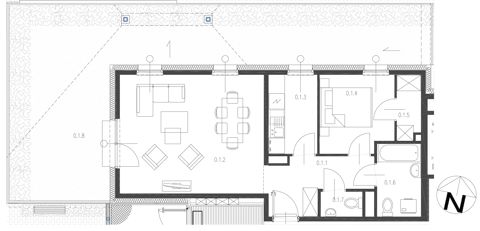 Plan 2 pok. 54m²