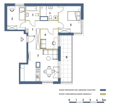 Plan 4 pok. 78m²