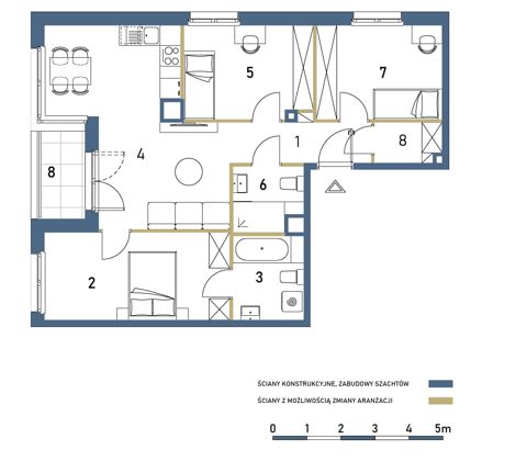 Plan 4 pok. 74m²
