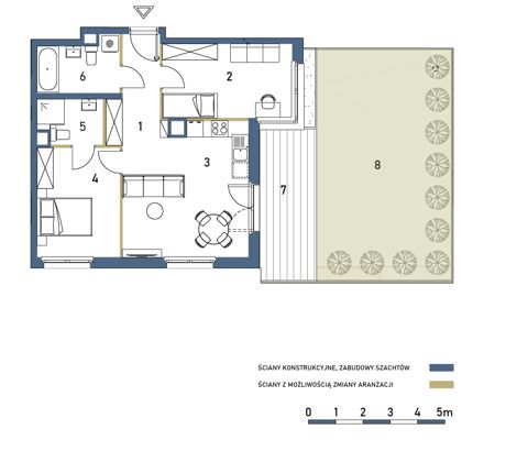 Plan 3 pok. 63m²