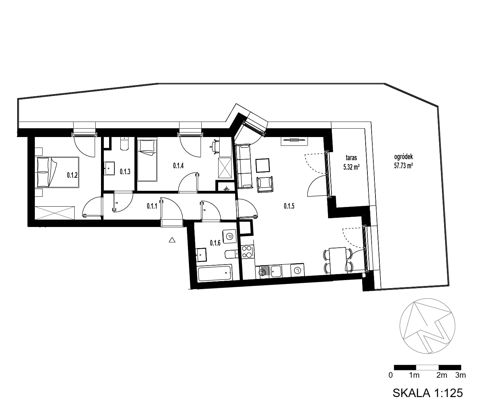 Plan 3 pok. 67m²