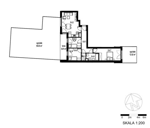 Plan 4 pok. 67m²