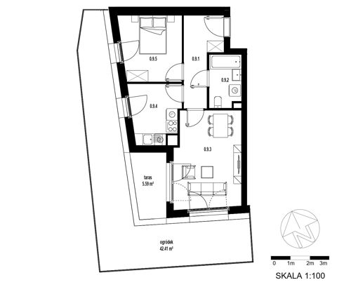 Plan 2 pok. 47m²