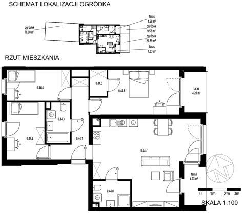 Plan 4 pok. 95m²
