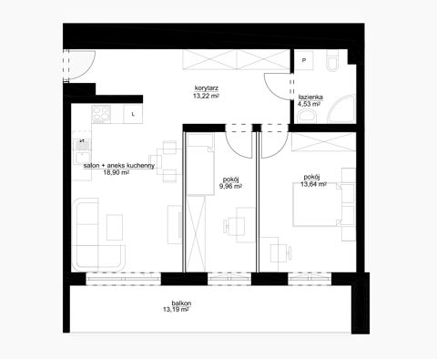 Plan 3 pok. 66m²