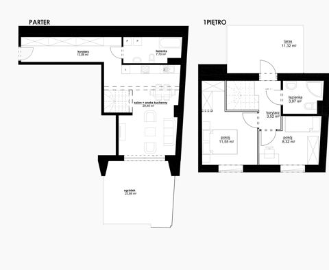 Plan 3 pok. 83m²