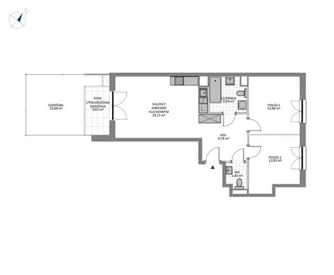Plan 3 pok. 69m²