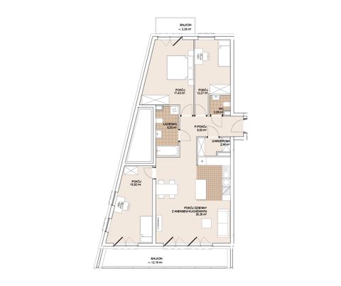 Plan 4 pok. 101m²