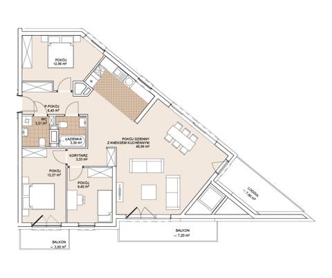 Plan 4 pok. 98m²