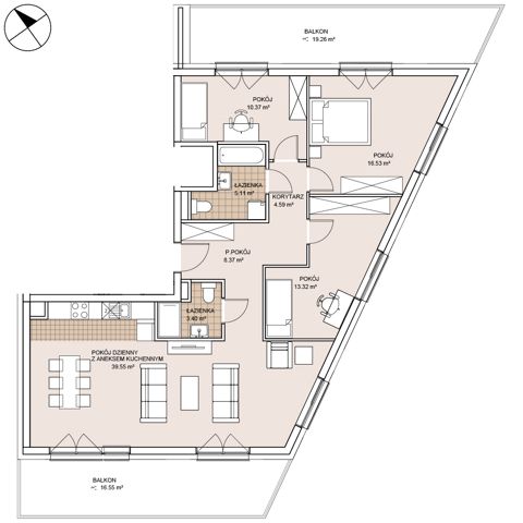 Plan 4 pok. 101m²
