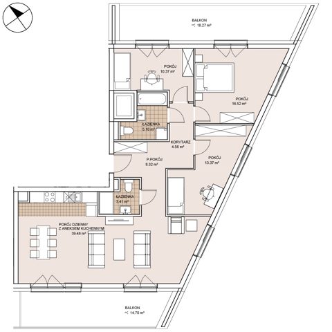 Plan 4 pok. 101m²