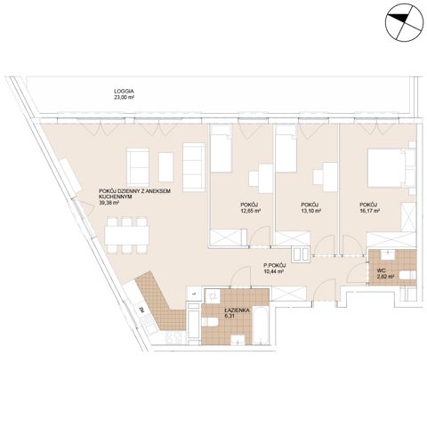 Plan 4 pok. 101m²