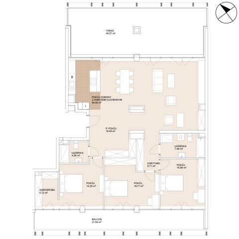 Plan 4 pok. 144m²