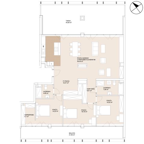 Plan 4 pok. 144m²