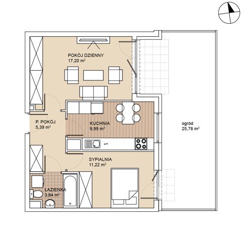 Plan 2 pok. 48m²