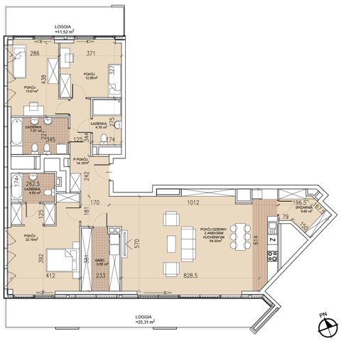 Plan 4 pok. 147m²