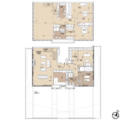 Plan 5 pok. 221m²