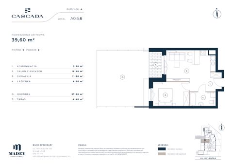 Plan 2 pok. 40m²