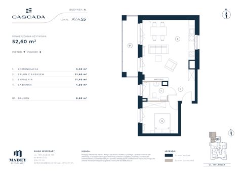 Plan 2 pok. 53m²