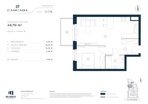 Plan 2 pok. 47m²