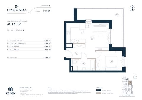 Plan 2 pok. 41m²