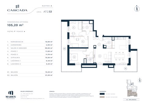 Plan 4 pok. 105m²