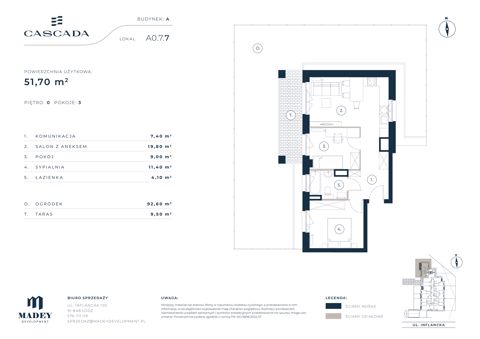 Plan 3 pok. 52m²