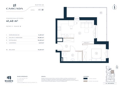 Plan 2 pok. 41m²