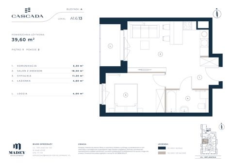 Plan 2 pok. 40m²