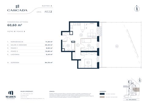 Plan 3 pok. 61m²