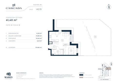 Plan 2 pok. 41m²