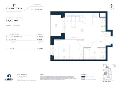 Plan 2 pok. 40m²