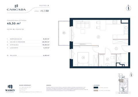 Plan 2 pok. 49m²