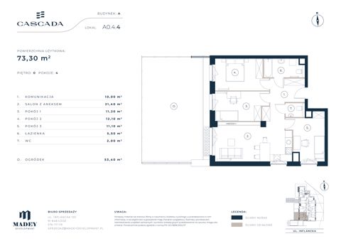 Plan 4 pok. 73m²