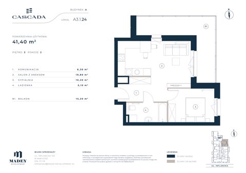 Plan 2 pok. 41m²