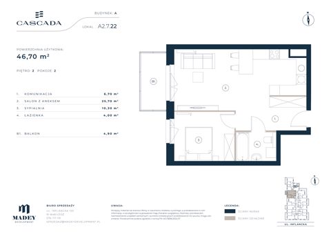 Plan 2 pok. 47m²