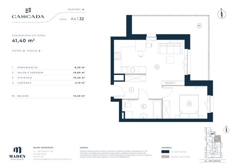 Plan 2 pok. 41m²
