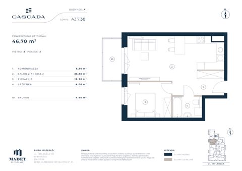 Plan 2 pok. 47m²